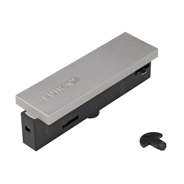 SLV 145534 Mitteleinspeisung EUTRAC für 3-Phasenschiene silbergrau
