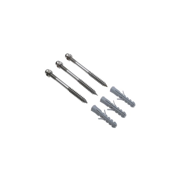 SLV 228752 Schrauben-Set Edelstahl M6 Muttern Dübel/U-Scheibe