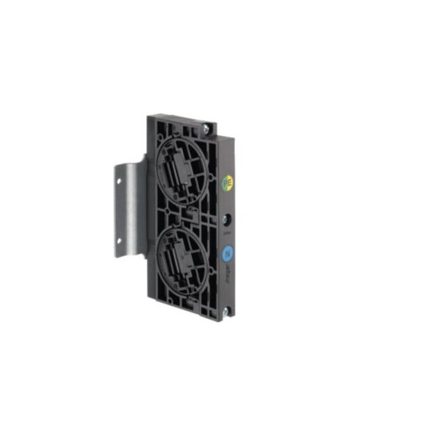 Hager UZ62MB2 PE/N-Träger universN 2-polig und Montageblech 2 Stück