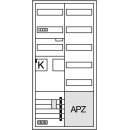 Hager ZB32SET15LS KS 1ZP RES VF 5-reihig APZ eHZ...