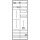 Hager ZK53T4N KF 2ZP SG VT 4-reihig universZ H 1350mm 2-feldig