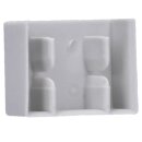 Hager KZ024 Endkappen 4-polig Satz = 10 Stück