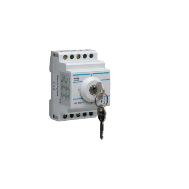 Hager SK606 Schlüsselschalter 10A 400V 2-polig 3 PLE