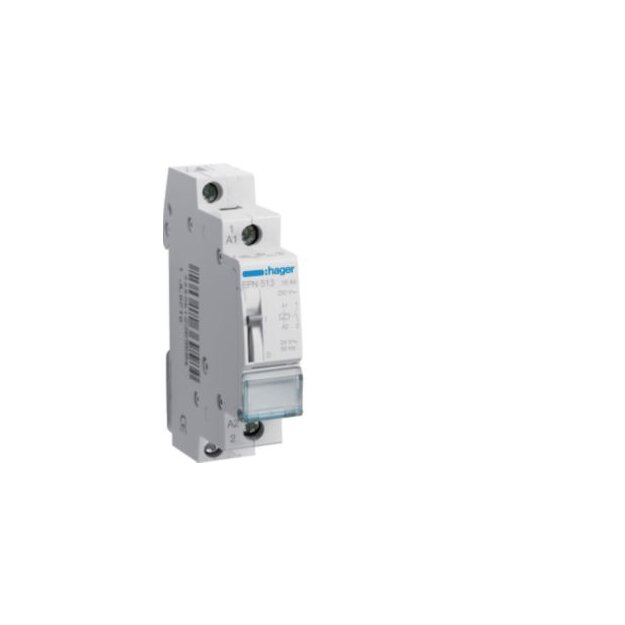 Hager EPN513 Fernschalter 1S 24V AC 12V DC 16A