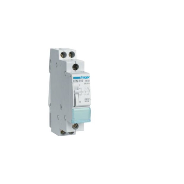 Hager EPN515 Fernschalter 1S + 1Ö 230V AC 110V DC 16A