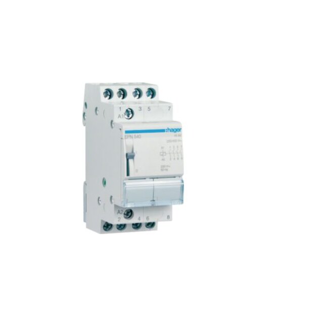 Hager EPN540 Fernschalter 4S 230V AC 110V DC 16A