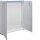 Hager ZB44S Zählerschrank IP44 SKII 1250x1050x205
