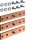 Hager UM01K CU-Schiene universN 40x10mm 3 Stück