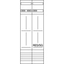 Hager ZK52P5K KF 3ZP RES universZ H 1350mm 2-feldig
