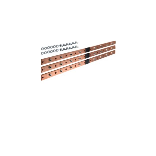 Hager UM08K CU-Schiene universN 40x10mm 3 Stück