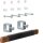 Hager UM05N SaS-Verbinder 60mm universN 1-polig 20x5/10 SK 1+2