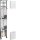Hager ZH53W3N KF 2ZP universZ H 1350mm 1-feldig