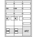 Hager ZB33SEQ25EN KS universZ 1ZP SG BKE-I APZ H1100mm...