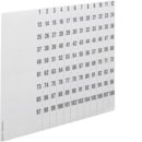 Hager ZZ90C Beschriftungsbögen Nummerierung 1-108 10...