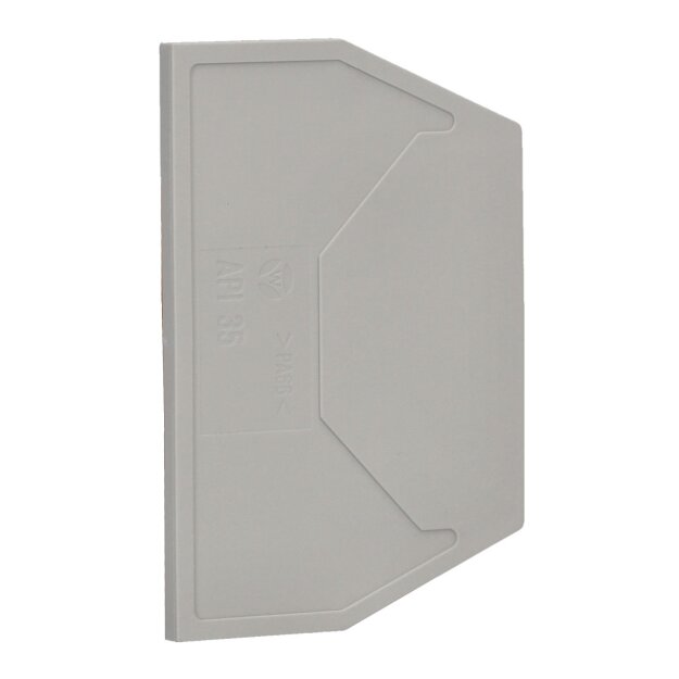 Hager KWE03G Endplatte für KXA35L