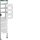 Hager UM81UM3 EBS 250x1200 für Feldvert UP Media 3-reihig /5MP