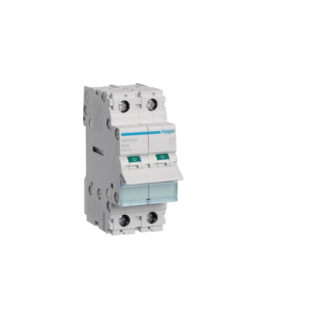 Hager SBN240 Ausschalter 40A 2S 400V AC 2-polig LE