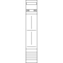 Hager ZH53Q3N KF universZ 2ZP 3P H1350mm 1-feldig