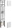 Hager ZH53Q1N KF 1ZP RES universZ H 1350mm 1-feldig