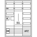 Hager ZB33SEQ19EN KS universZ 2ZP BKE-I APZ H1100mm 3-feldig