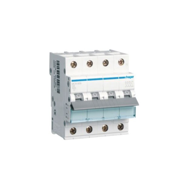 Hager MCN606 LS-Schalter 3-polig +N 6kA C-6A 4M
