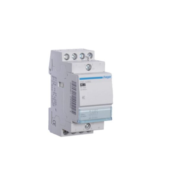 Hager ESC428S InstallationsSchütz brummfrei 25A 3S+1Ö 230V