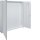 Hager ZB55W Zählerschrank IP54 SKII 1400x1300x205