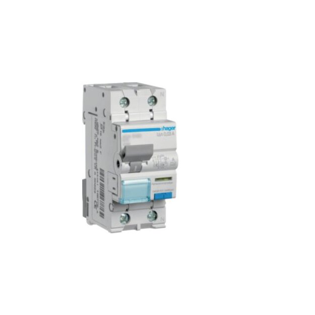 Hager ADA556D FI-LS 1-polig +N 10kA C-6A 30mA Typ A