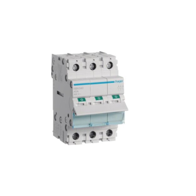Hager SBN340 Ausschalter 40A 3S 400V AC 3-polig LE