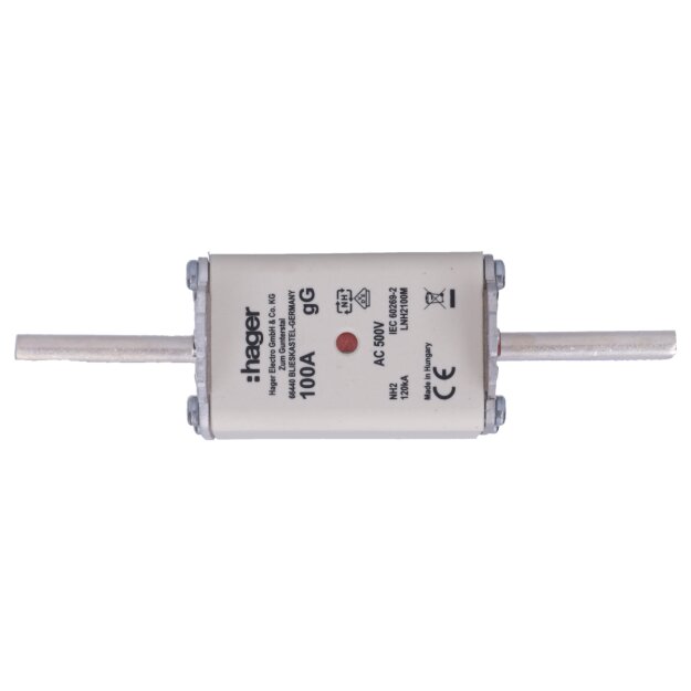 Hager LNH2100M NH-Sicherung NH2C gG 500V 100A K-Melder