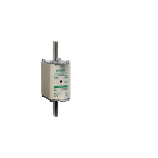Hager LNH1063M6A NH-Sicherung NH1 aM 690V 63A K-Melder