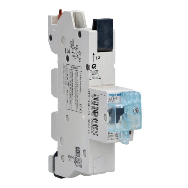 Hager HTS140E SLS-Schalter 1-polig E-40A Sammelschiene QC