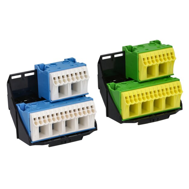 Hager FZ384 Träger mit 2x28 PE/N-Klemmen QuickConnect