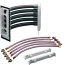Hager ZM85S S-Schienen-Eckverbinder univers 5-polig 70q