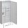 Hager ZB323T15G KS 1ZP VF 5-reihig APZ universZ 1100x550x205