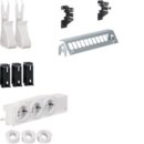 Hager UM00M2 Multimedia Kit mit Steckdose Patch-Panel