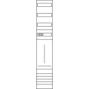 Hager ZH52P9K KF 1ZP VT 4-reihig universZ H 1350mm 1-feldig