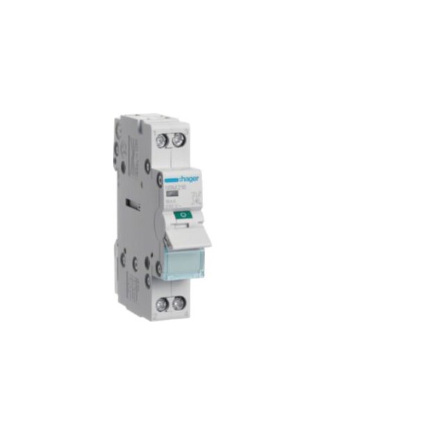 Hager SBM216 Ausschalter 16A 1S+N 250V AC Leuchtmelder 1-polig LE