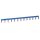 Hager KB163N Kammschiene 1-polig Stift 10mm² 63A 13M Blau