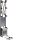 Hager UF51W9 Wandlerfeld universN <250A Ina160A IP30 SKII Zug NH2 1350x250x165mm
