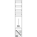 Hager ZH51X2N KF SG VT 3-reihig universZ H 1350mm 1-feldig