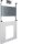 Hager UD32D1B Baustein universN 450x500mm NH3 Trenner
