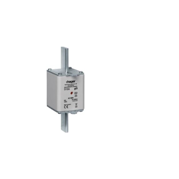 Hager LNH2315M NH-Sicherung NH2 gG 500V 315A K-Melder