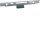 Hager UZ10D1 Bausteinträger universN 150mm 20 Stück
