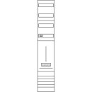Hager ZH53W9SN KF 1ZP VT 4-reihig universZ H 1350mm 1-feldig