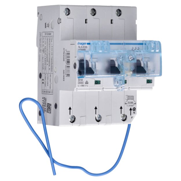 Hager HTN335E SLS-Schalter 3-polig E-35A Hutschiene