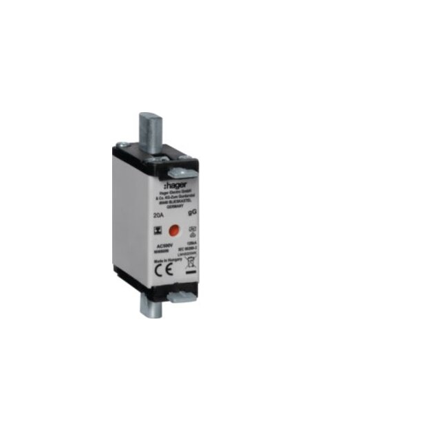 Hager LNH0020MK NH-Sicherung NH000 gG 500V 20A Iso-Griff