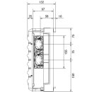 Hager UE21PEN Baustein universN 300x250mm für PE/N-SaS