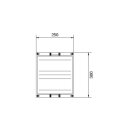 Hager UE21E0 Baustein universN 300x250mm für SaS 60mm