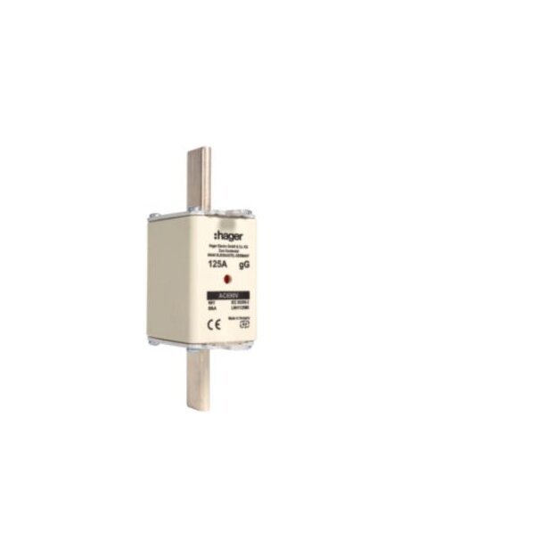 Hager LNH1125M6 NH-Sicherung NH1 gG 690V 125A K-Melder